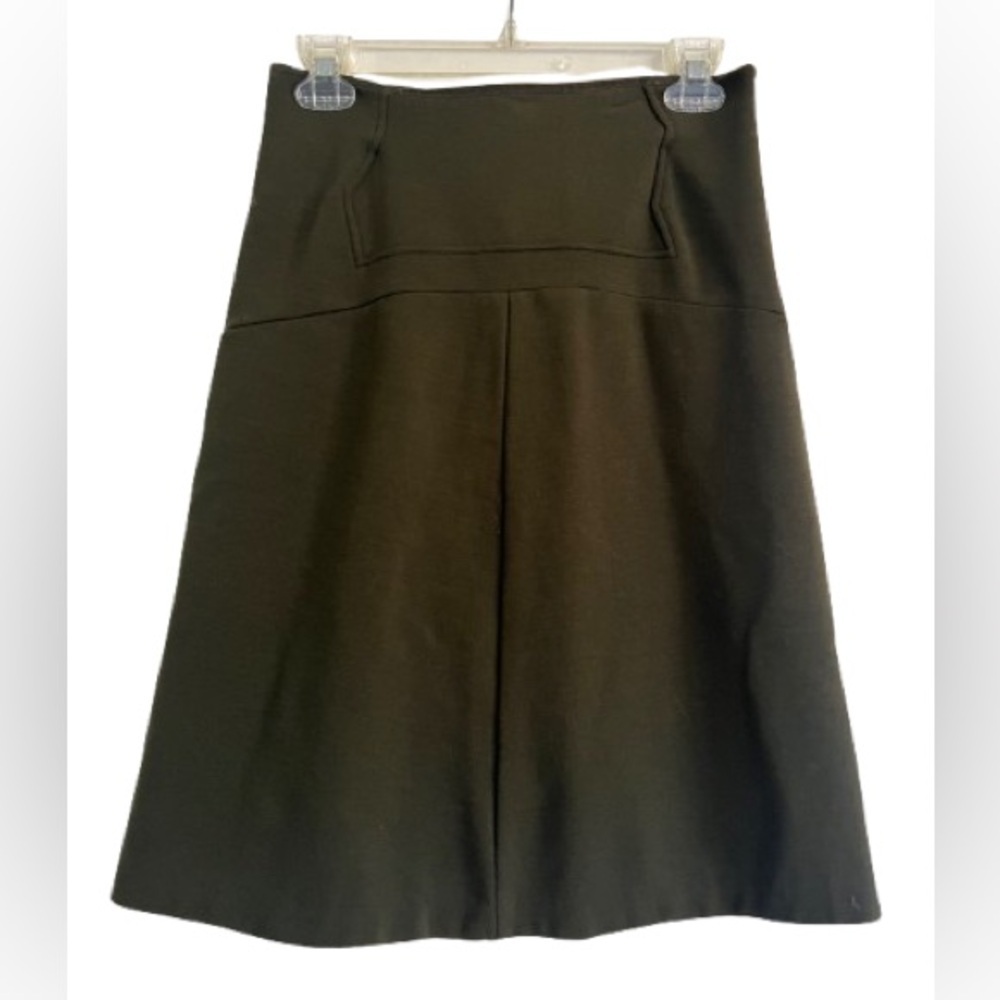 Diane Von Furstenberg Olive A-Line Wool Blend Skirt Size 4